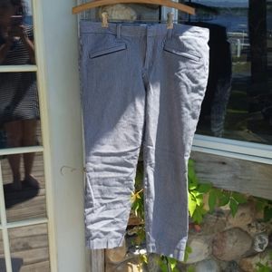 Gap Skinny Ankle Pinstriped Pants